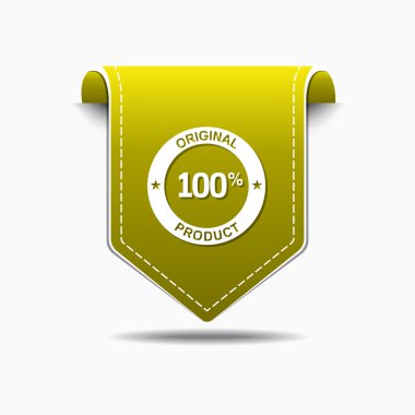 Orijinal ürün simgesi tasarım