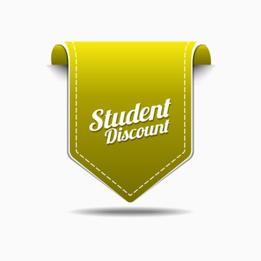 Öğrenci indirim simgesi tasarım