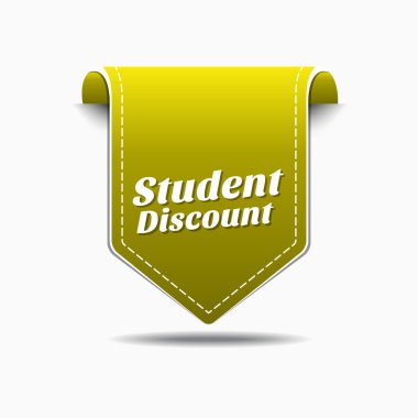 Öğrenci indirim simgesi tasarım