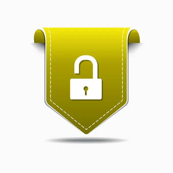 Unlock Icon Design — Stock Vector