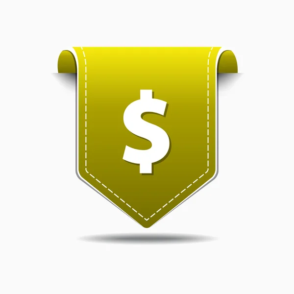 Znak dolara ikona designu — Wektor stockowy