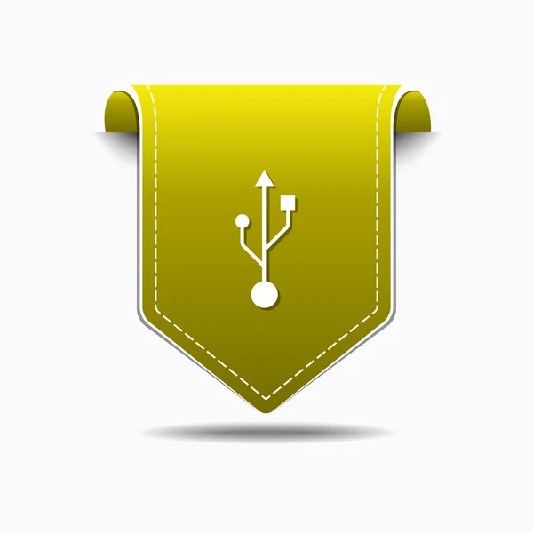 Icona segno USB Design — Vettoriale Stock