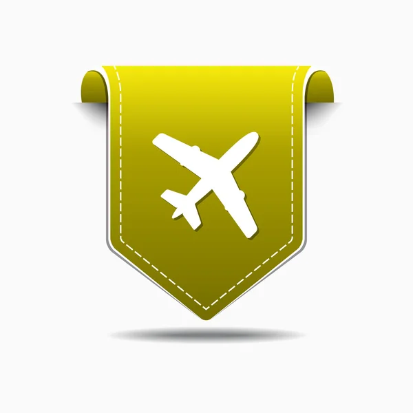Letadla znak ikony designu — Stockový vektor