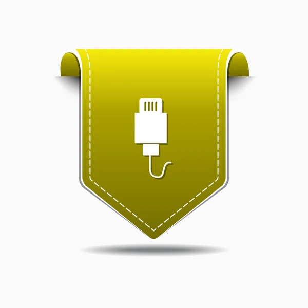 USB teken pictogram ontwerp — Stockvector