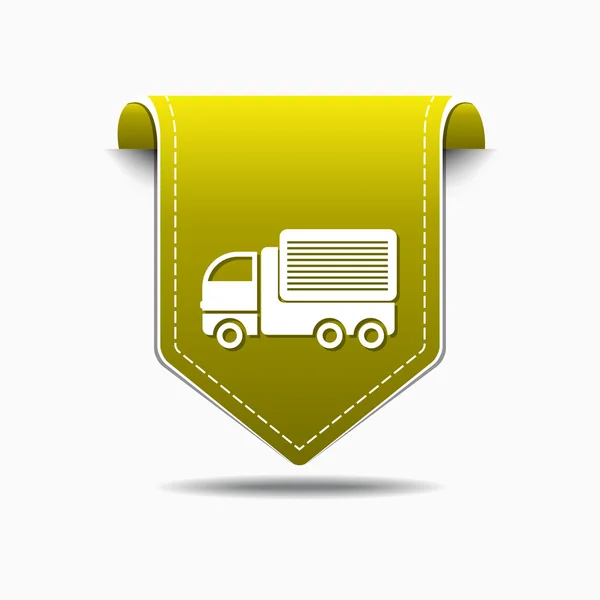 Diseño del icono del vehículo de transporte — Vector de stock