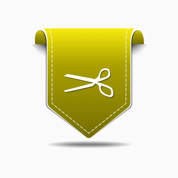 Scissor Sign Icon Design — Stock Vector