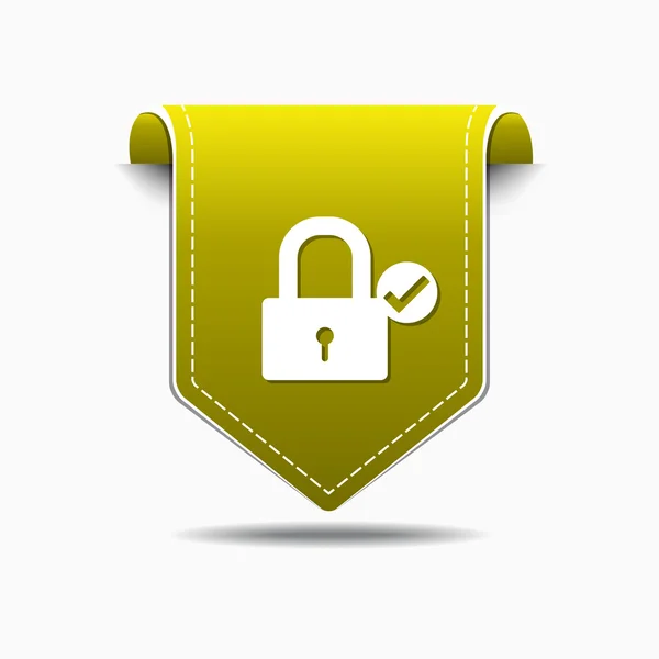 Protected Icon Design — Stock Vector