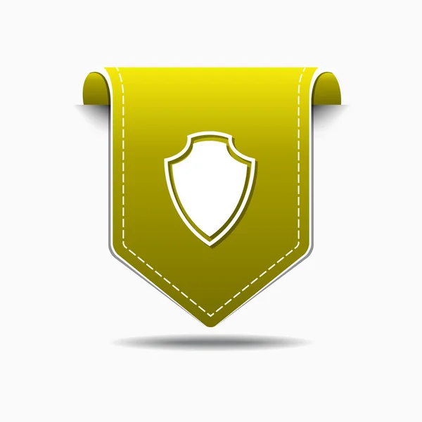 Shield Sign Icon Design — Stock Vector