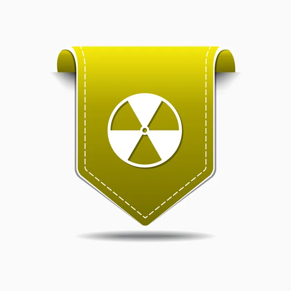 Design de ícone de sinal radioativo — Vetor de Stock