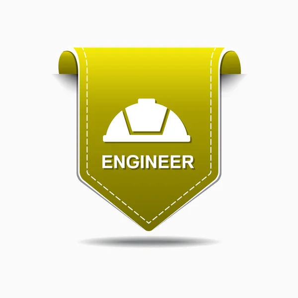 Diseño de Icono de Ingeniero — Vector de stock