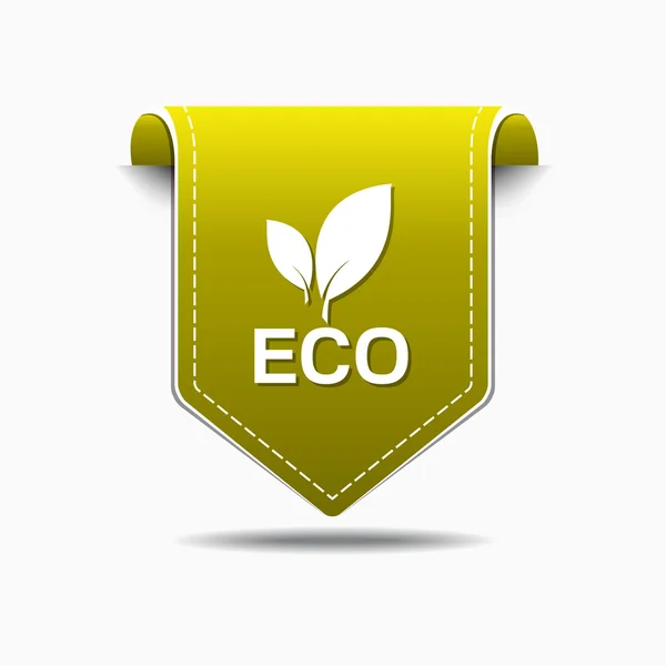 Eco amigável ícone Design — Vetor de Stock