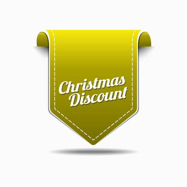 Christmas Discount Icon Design