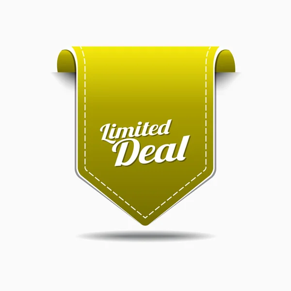 Limited Deal Icon Design — Stock Vector