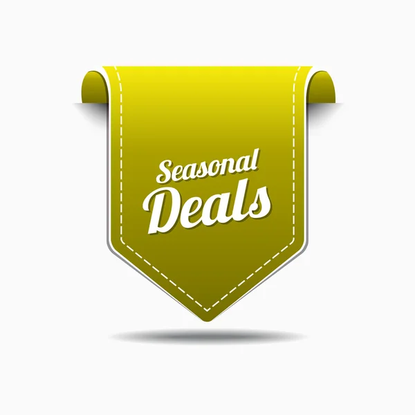 Seasonal Deal Icon Design — Stock Vector