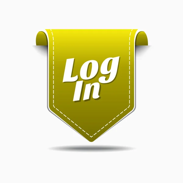 Design de ícone de login —  Vetores de Stock