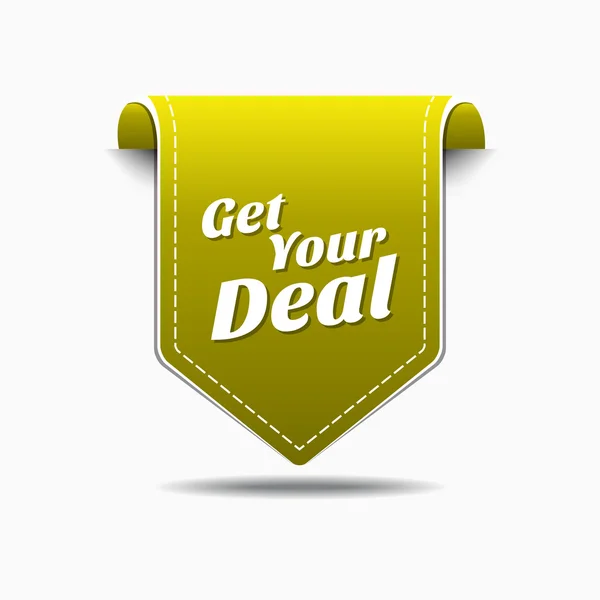 Get Your Deal Icon Design — Stock Vector
