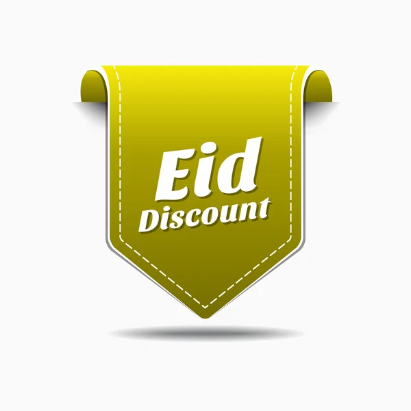 Eid Discount Icon Design — Stock Vector