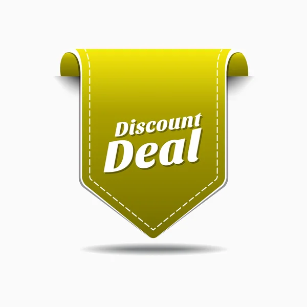 Discount Deal Icon Design — Stock Vector