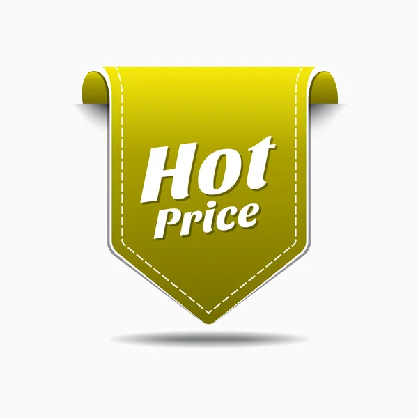 Cena gorący ikona designu — Wektor stockowy