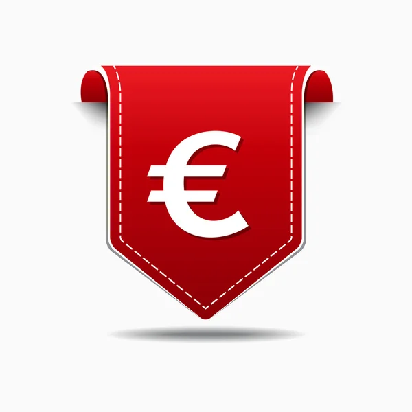 Ícone do sinal euro Design — Vetor de Stock