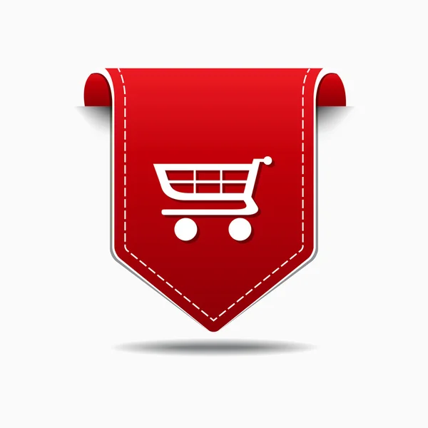 Carrinho de Compras Icon Design — Vetor de Stock