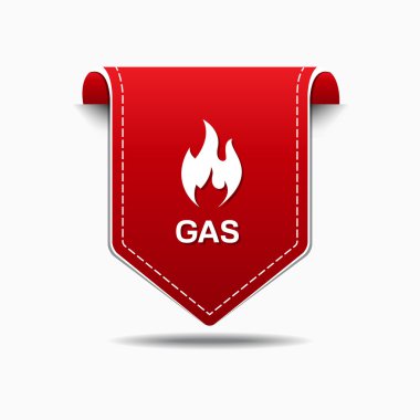 Gaz işareti simgesi tasarım