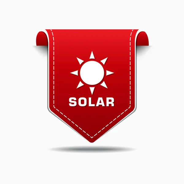 Solar ikon tervezés — Stock Vector
