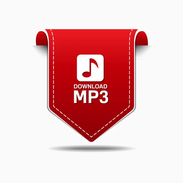 MP3 Descargar Icon Design — Vector de stock