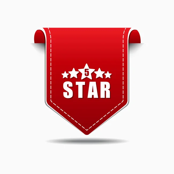 5 Star Icon Design — Stock Vector