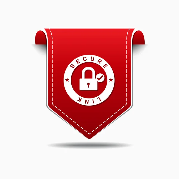 Secure Link Icon Design — Stock Vector