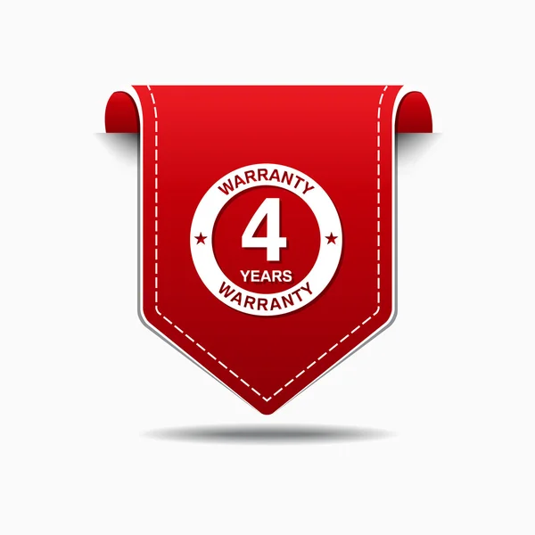 4 Jahre Garantie Icon Design — Stockvektor