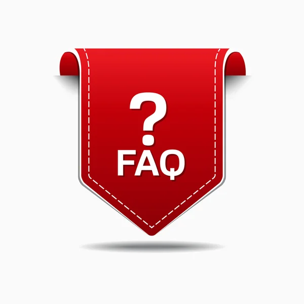 FAQ pictogram ontwerp — Stockvector