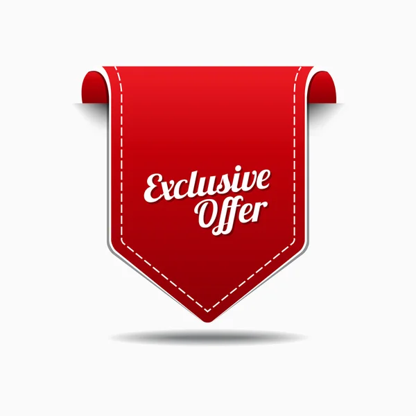 Exclusive Offer Icon Design — Stock Vector