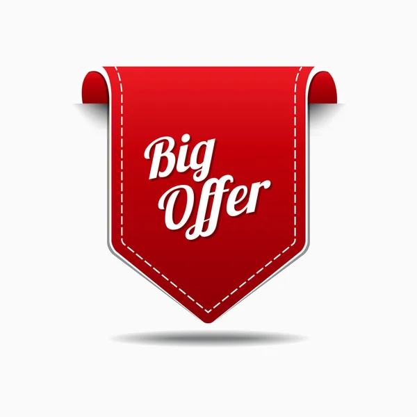 Big Offer Icon Design — Stock Vector