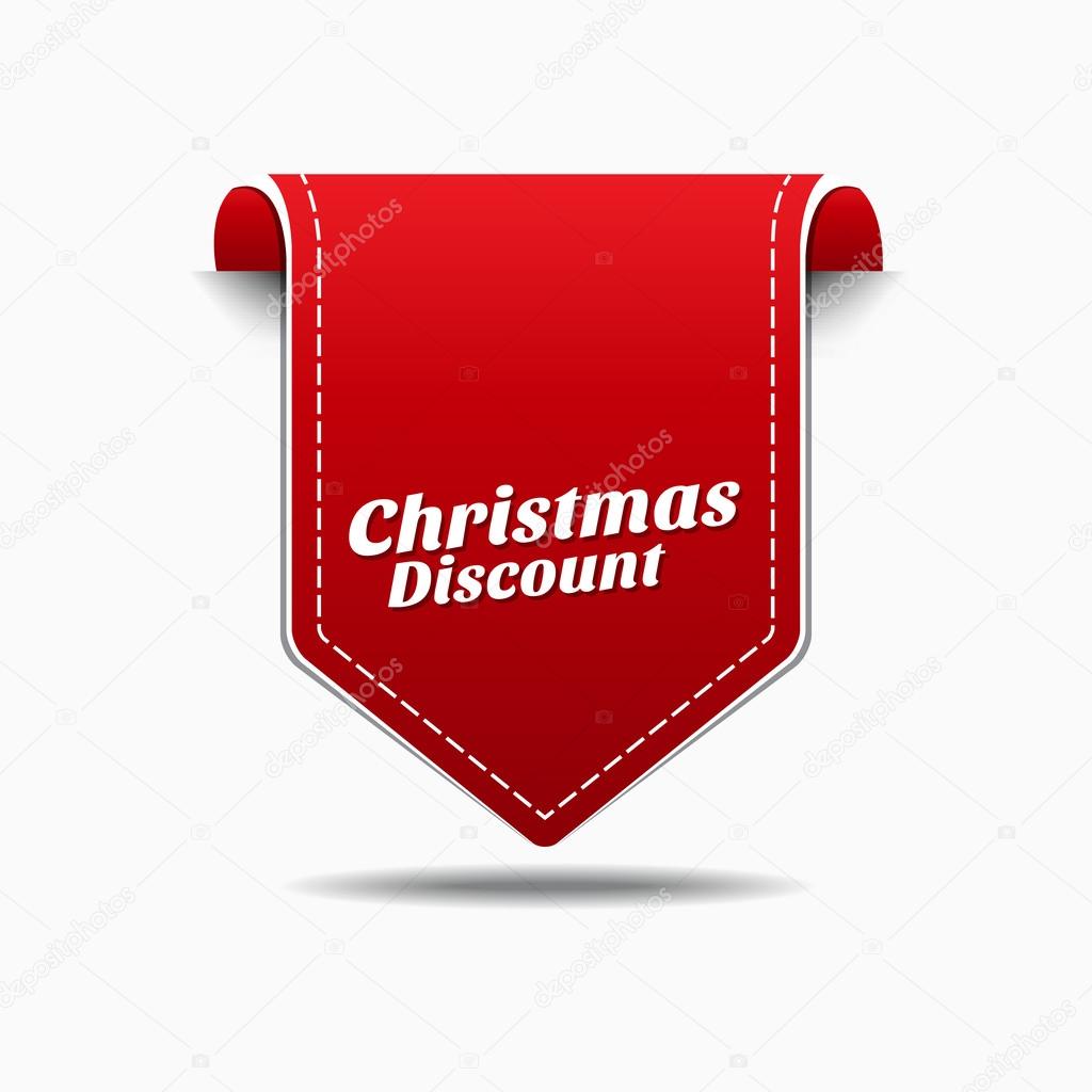 Christmas Discount Icon Design