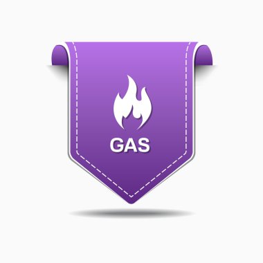 Gaz işareti simgesi tasarım