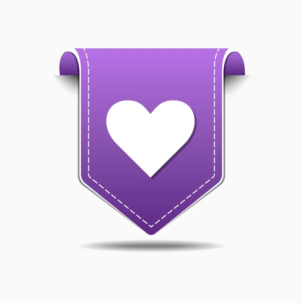 Design de ícone de coração — Vetor de Stock
