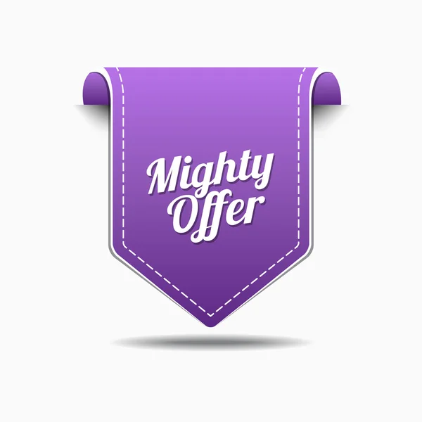 Mighty Offer Icon Design — Vector de stoc