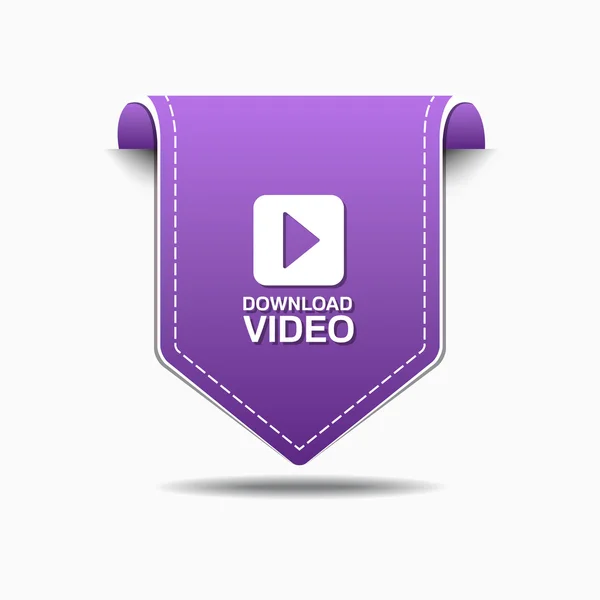 Stáhnout Video Icon Design — Stockový vektor