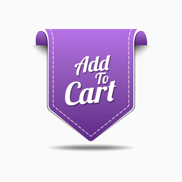 Add To Cart Icon Design — Stock Vector