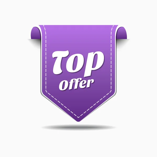 Top Offer Icon Design — Stock Vector