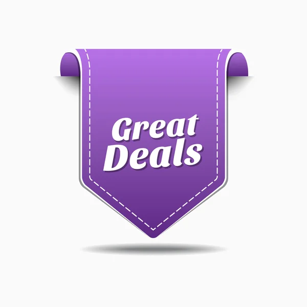 Great Deals Icon Design — Stock Vector