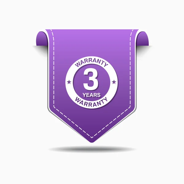 3 Jahre Garantie Icon Design — Stockvektor