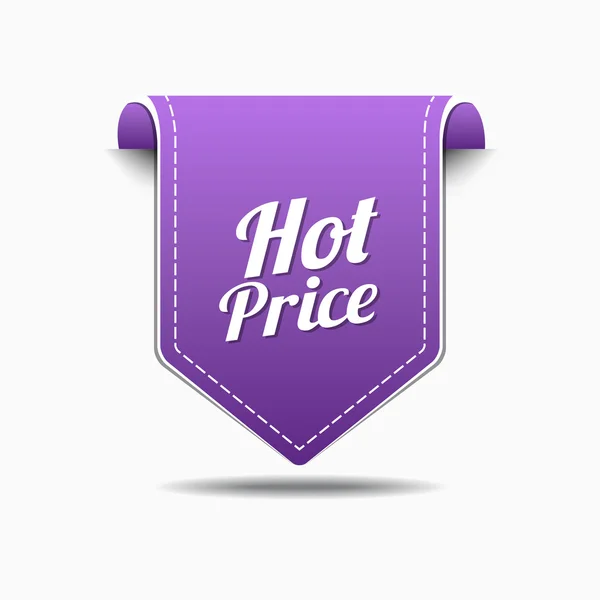 Hot Price Icon Design — Stock Vector