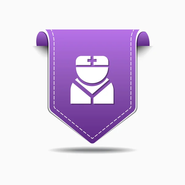 Enfermera icono de diseño — Vector de stock