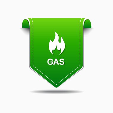 Gaz işareti simgesi tasarım