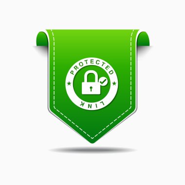 Bağlantı simgesi tasarım korumalı