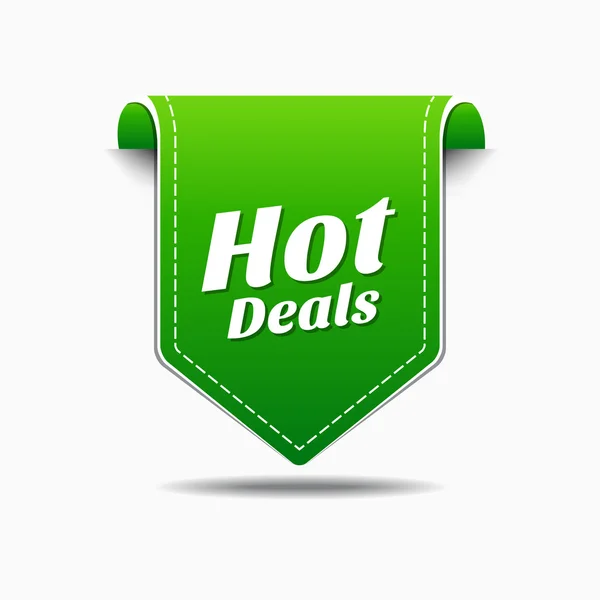 Hot Deals Icon Design — Stock Vector