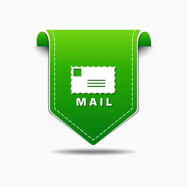 Icône de signe de courrier Design — Image vectorielle
