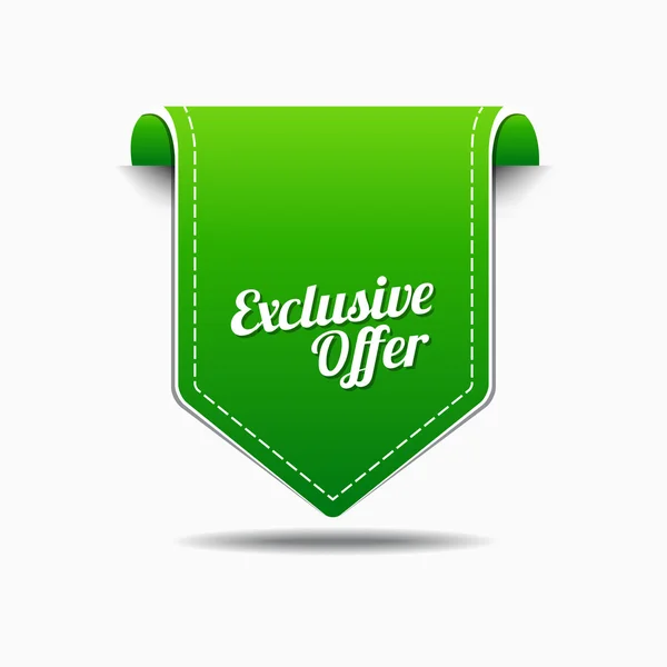 Exclusieve aanbieding pictogram ontwerp — Stockvector